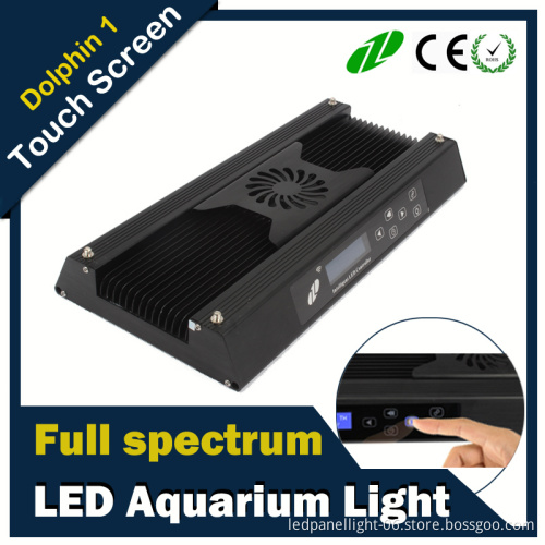Sunrise and sunset wifi & intelligen touch LED Aquarium Hood Lighting Fish Tank Light full spectrum for Freshwater and Saltwater